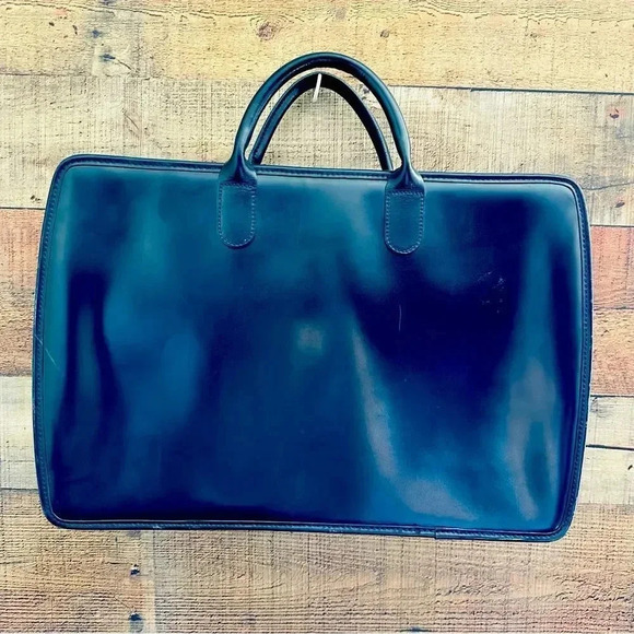 Jack Georges Women’s Leather Briefcase Milano Collection - Picture 1 of 13